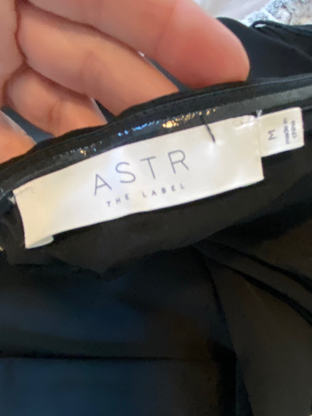 Astr The Label Black Rosette Mini Halter Dress - Picture 9 of 9
